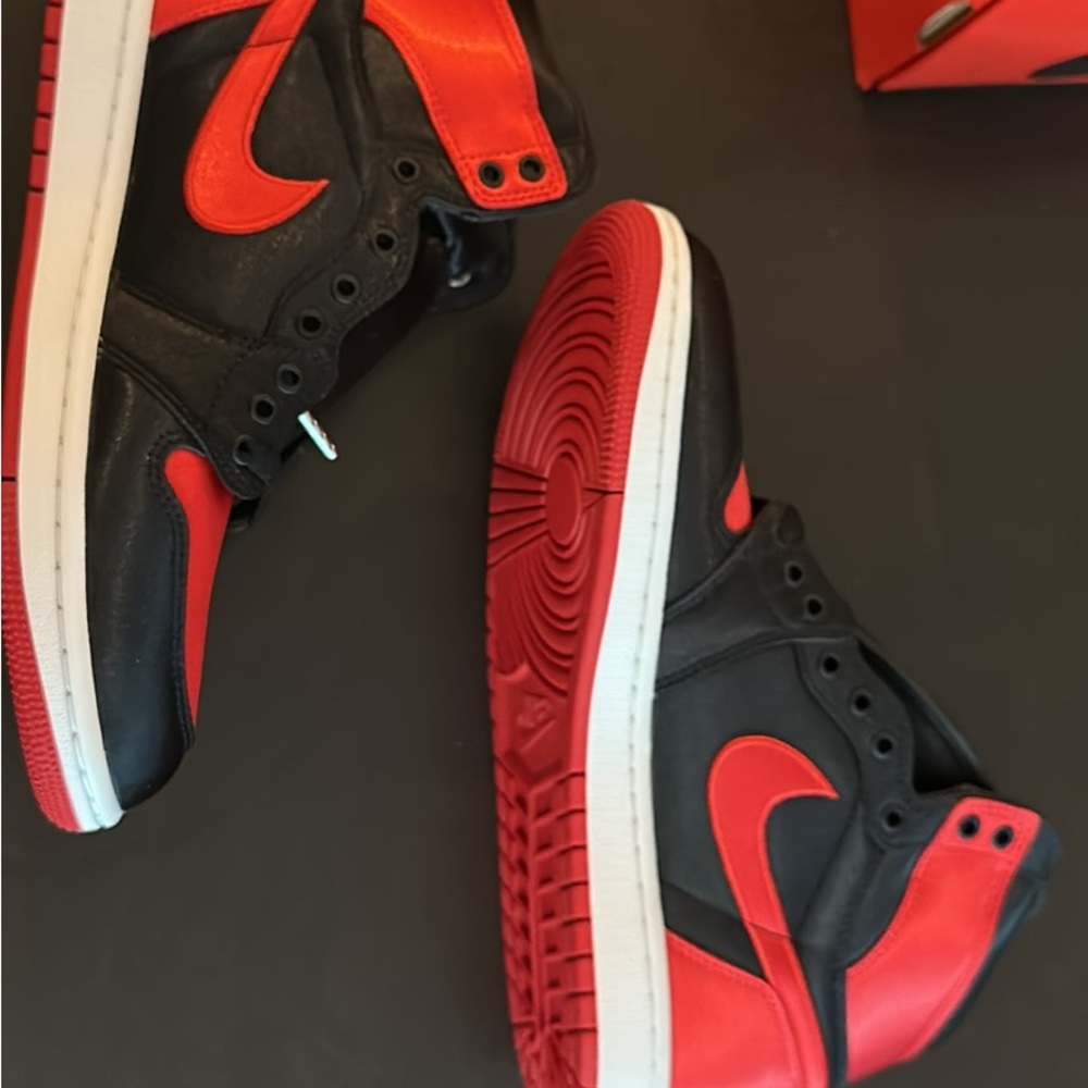 Nike Black and Red Sneakers
